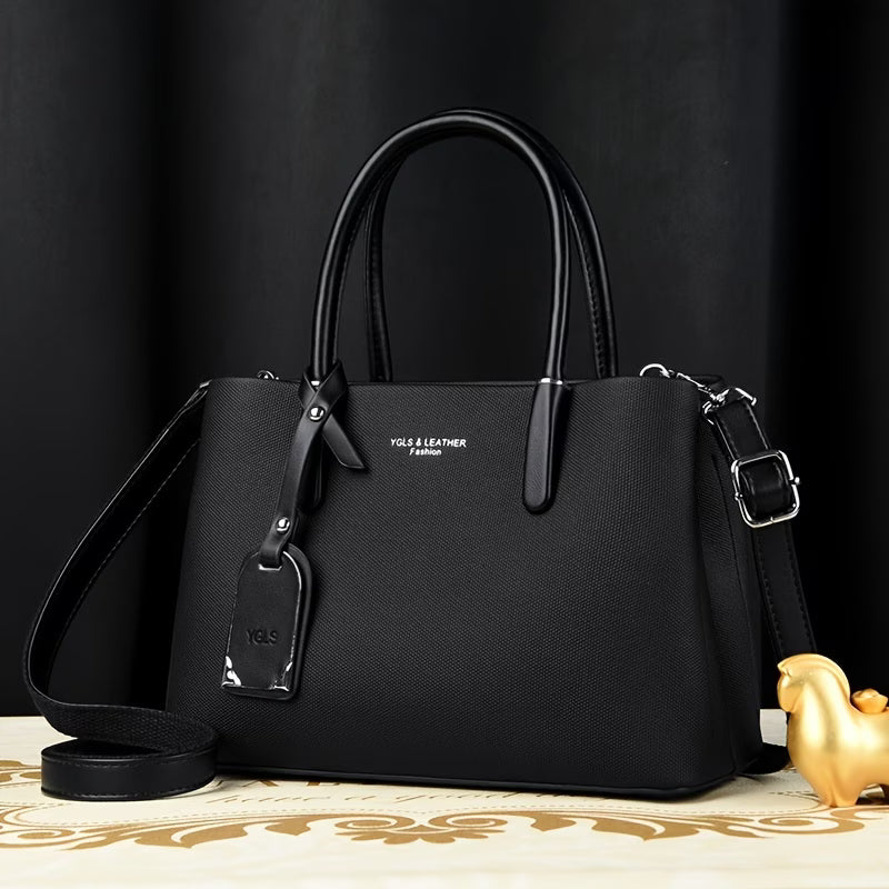 Classic Style with Adjustable Strap, Durable Material, Polyester Lined, Zip Closure, Fashionable Shoulder & Crossbody Handbag, Vintage Handbags