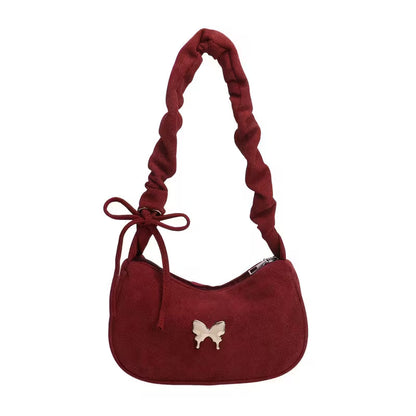 Handbag, Shoulder Bag, Popular Pleated Shoulder Strap, Cloud Bag