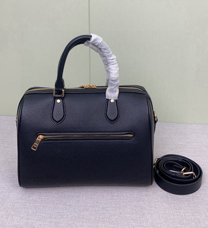 Women’s Monogram Canvas Duffle Satchel - Dual Handle Shoulder Bag & Crossbody