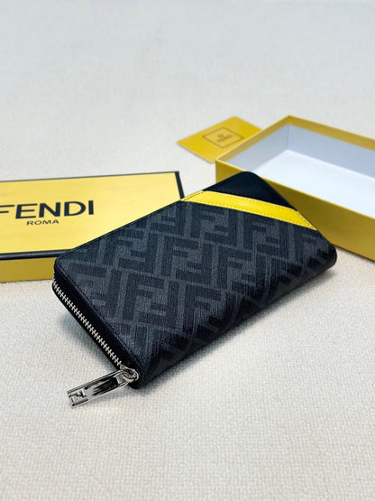Men’s Leather Continental Zip Clutch Wallet - Long Card Holder & Travel Organizer