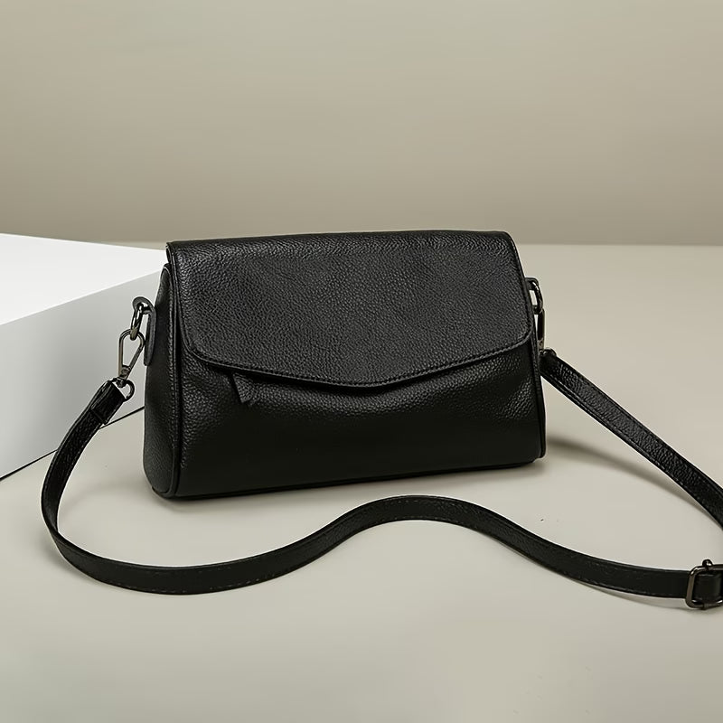 Crossbody Bag Genuine Leather Women'S Bag New Fashion Middle-Aged Women'S