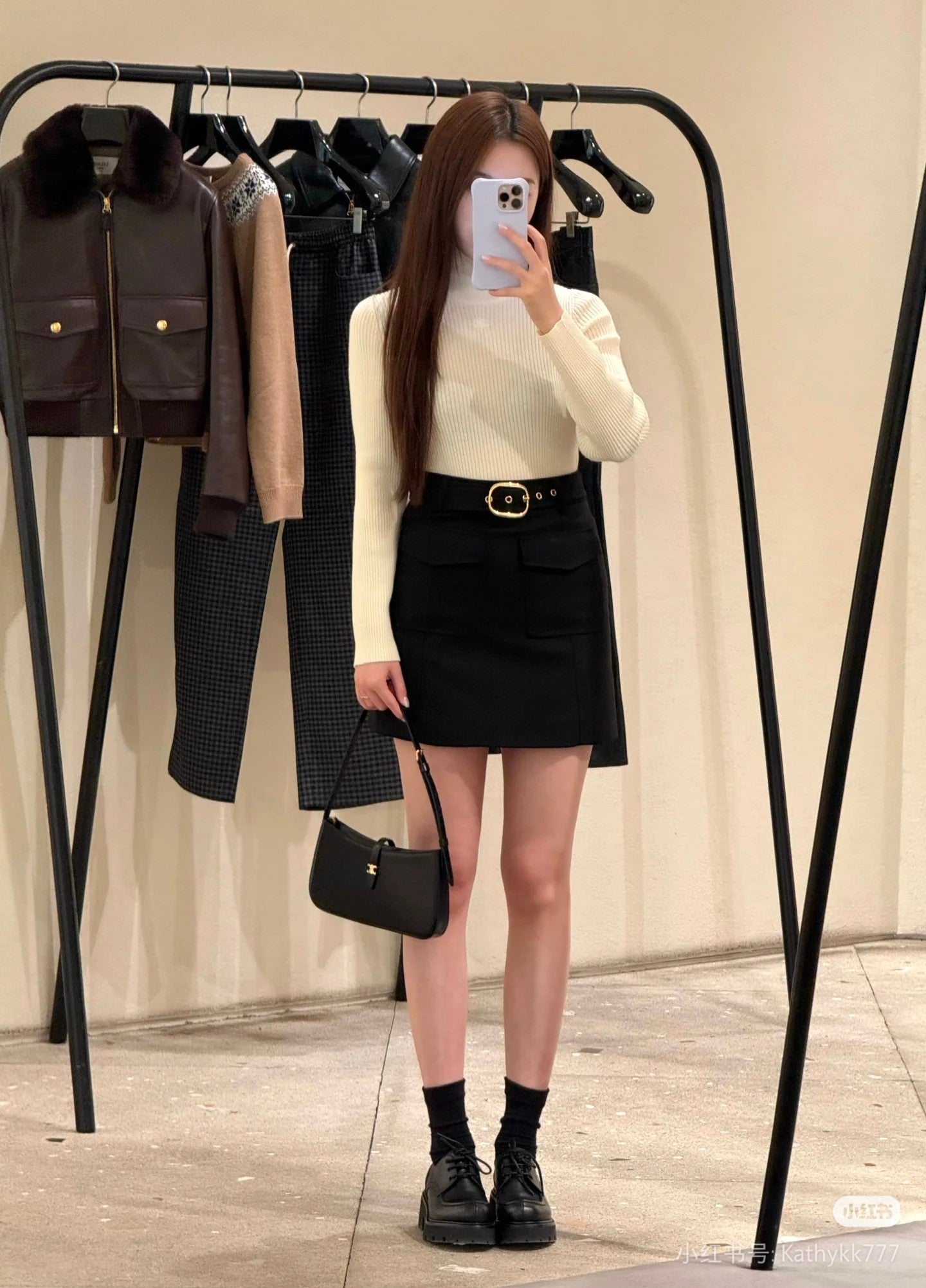 Women’s Retro Leather Baguette Bag - Slim Underarm Clutch & Shoulder Purse