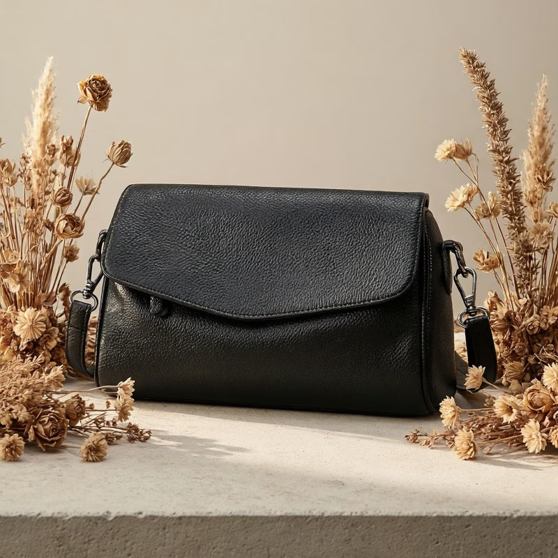 Crossbody Bag Genuine Leather Women'S Bag New Fashion Middle-Aged Women'S