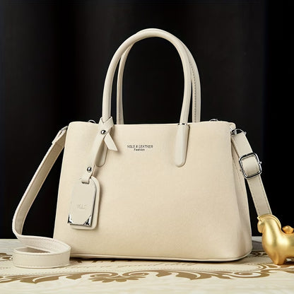 Classic Style with Adjustable Strap, Durable Material, Polyester Lined, Zip Closure, Fashionable Shoulder & Crossbody Handbag, Vintage Handbags