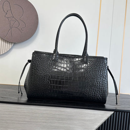 Crocodile embossed leather elegant and sophisticated