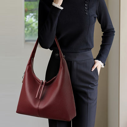 OGEHUAFEE Wo Elegant Large Capacity Tote Handbag with Golden-Tone Hardware