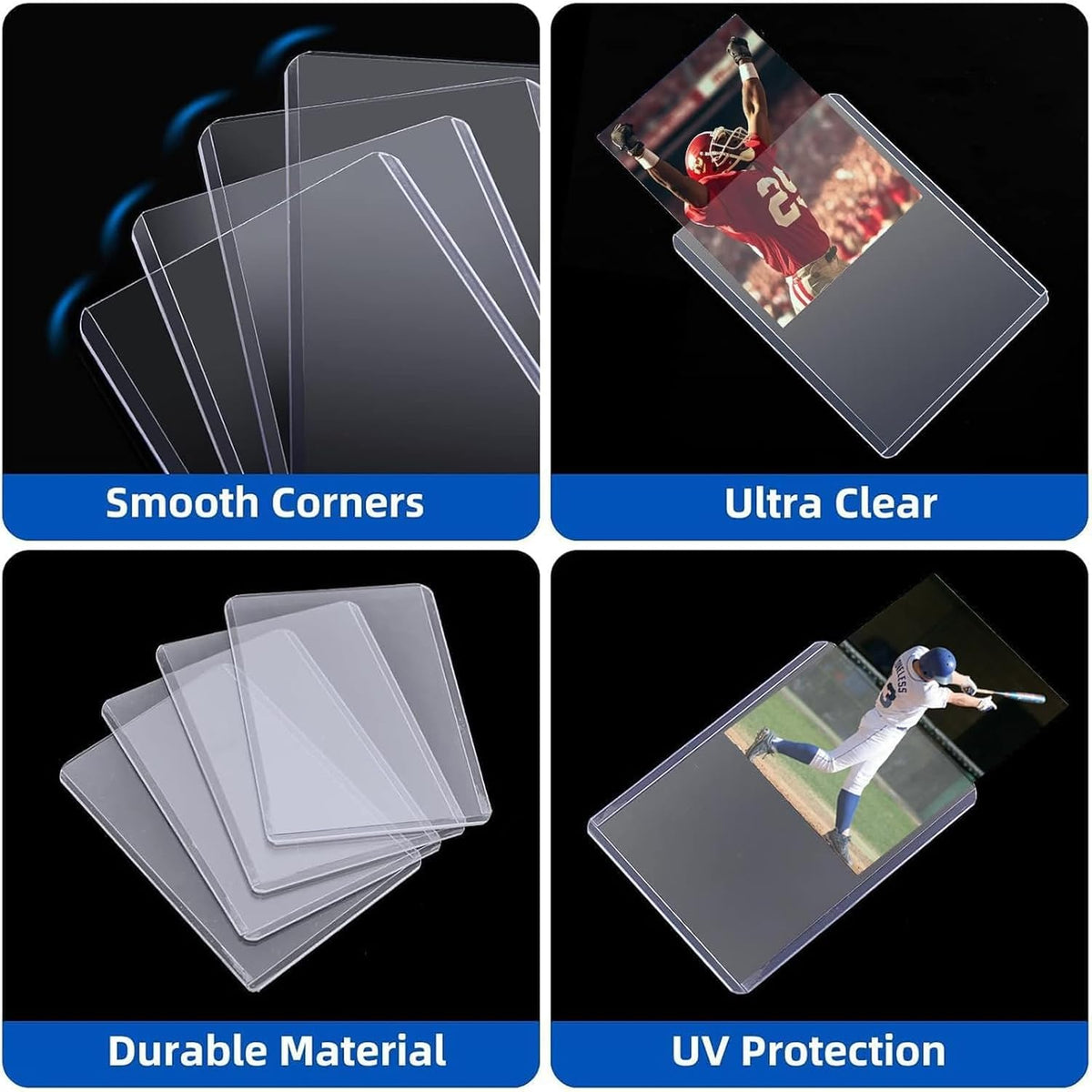 Clear Penny Sleeves for Trading Cards – Ultra Soft Acid-Free Protectors for Pokemon, MTG, Sports Cards & K-Pop Photocards (500 Count)