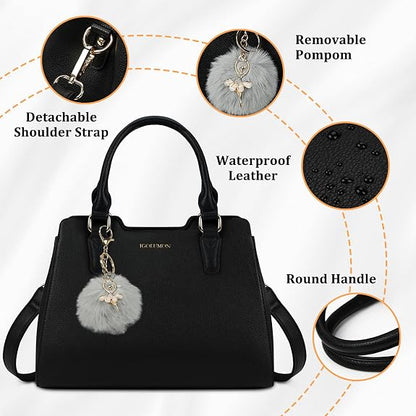 Handbag Leather Purses for Women Waterproof Crossbody Womens Handbags