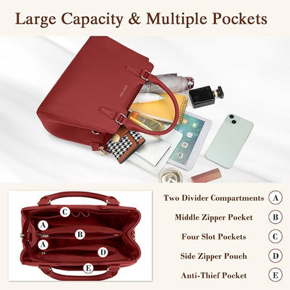 Handbag Leather Purses for Women Waterproof Crossbody Womens Handbags