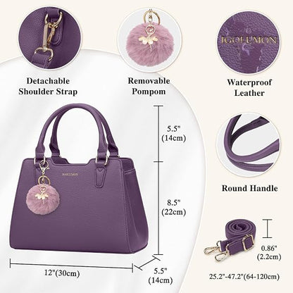 Handbag Leather Purses for Women Waterproof Crossbody Womens Handbags