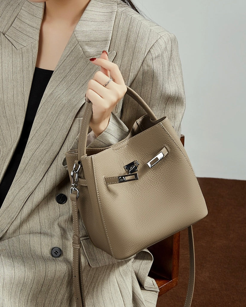Women's Luxury Basket Bucket Bag