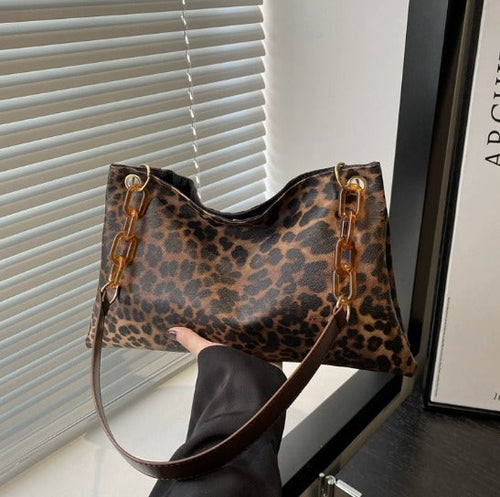 Women's Leopard Print Crossbody Bag, Shoulder Bag
