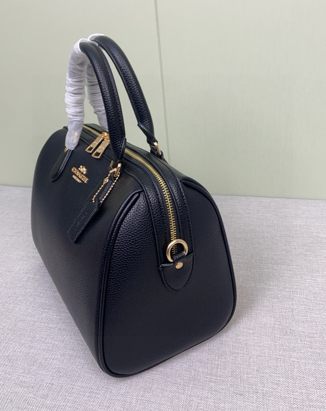 Women’s Monogram Canvas Duffle Satchel - Dual Handle Shoulder Bag & Crossbody