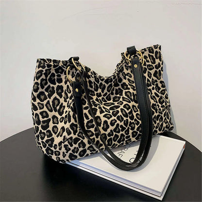 Leopard Print Shoulder Bag