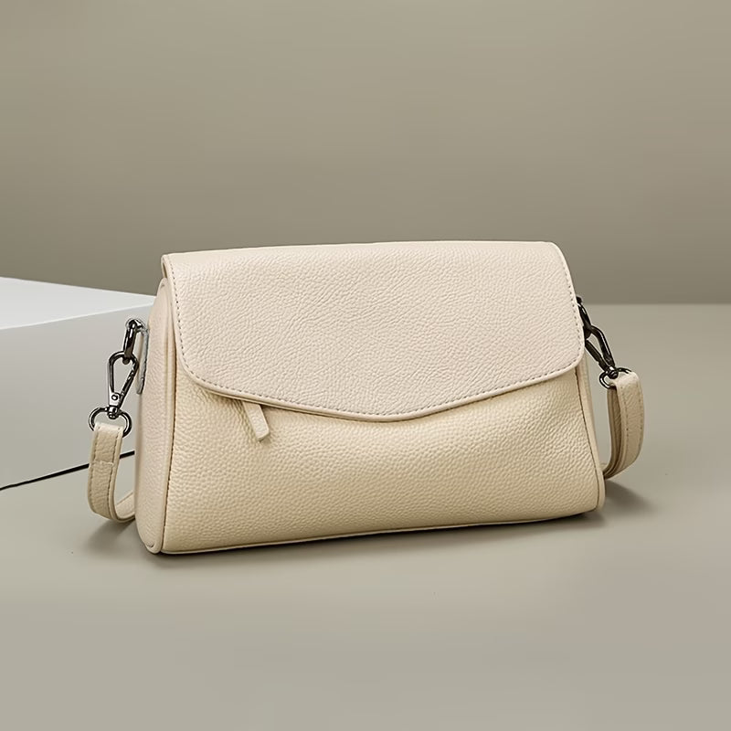 Crossbody Bag Genuine Leather Women'S Bag New Fashion Middle-Aged Women'S